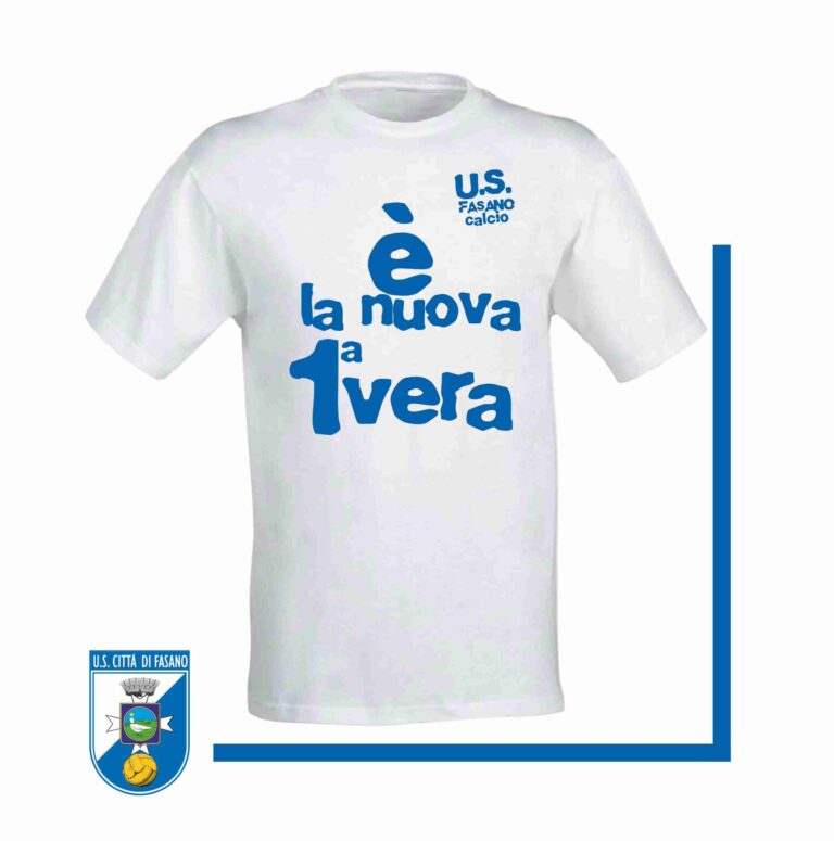 Us Città di Fasano: una maglia celebrativa per la vittoria del campionato - Osservatorio Fasano