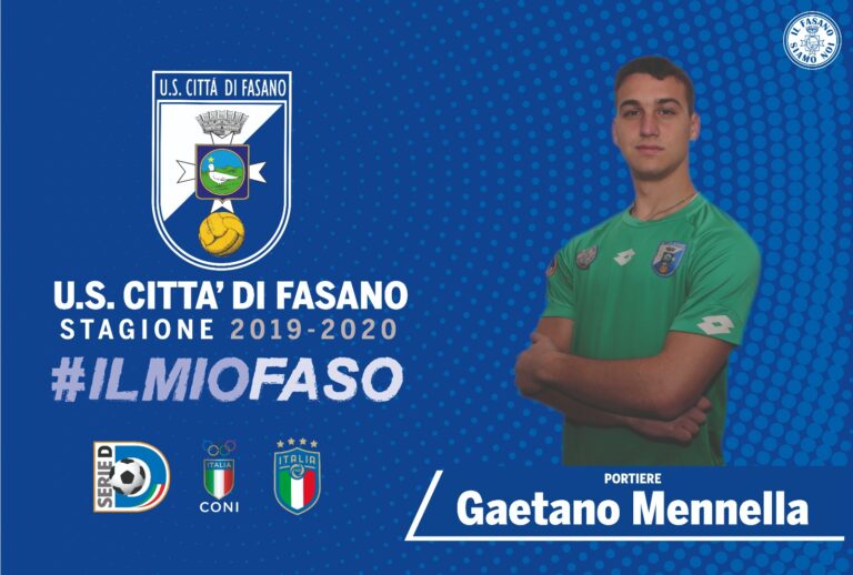 Il Fasano si rinforza tra i pali. Preso il portiere under Mennella Il Fasano si rinforza tra i pali. Preso il portiere under Mennella - Osservatorio Fasano