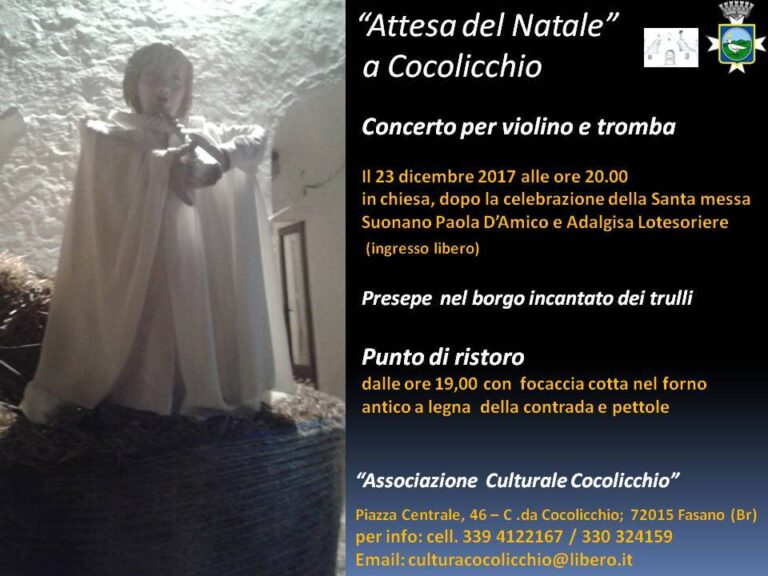 Concerto di Natale nel borgo di Cocolicchio - Osservatorio Fasano