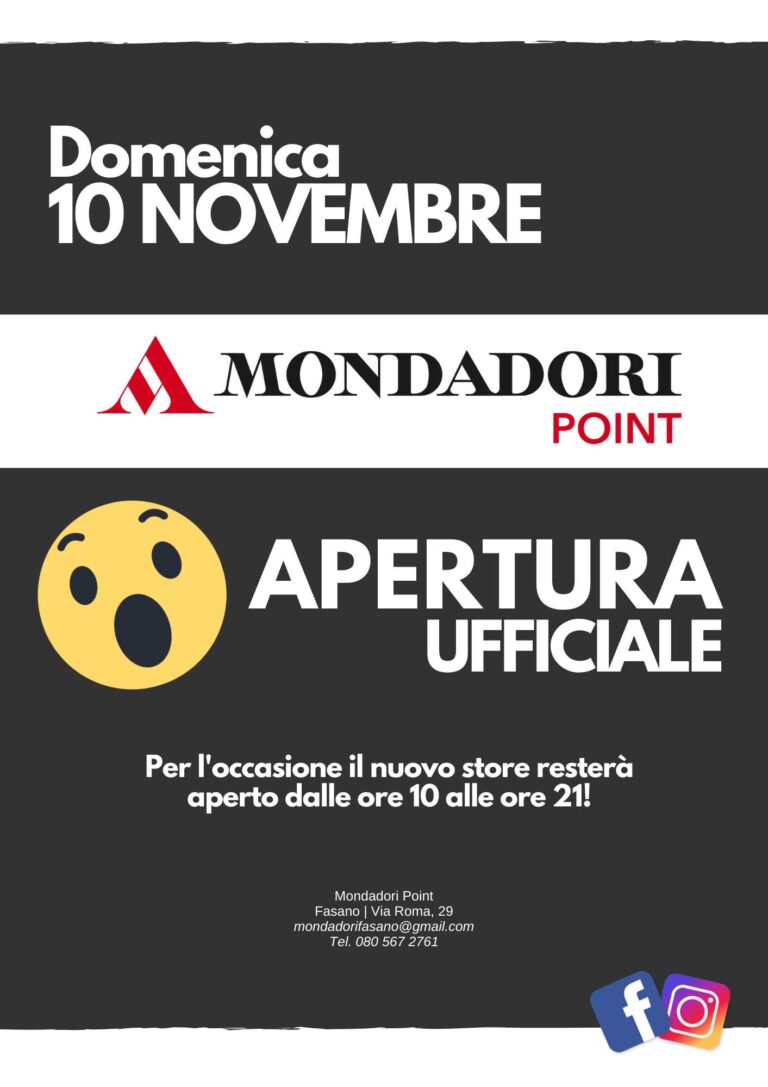 Mondadori Point, oggi l'apertura ufficiale - Osservatorio Fasano