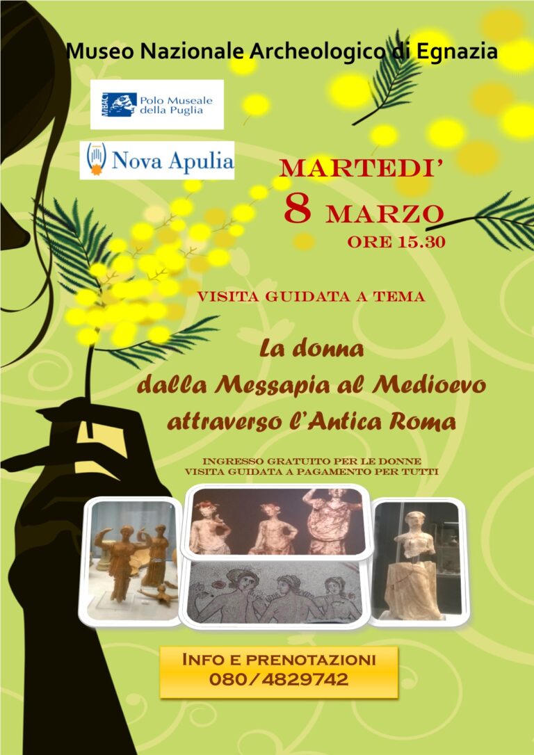 Il museo di Egnazia si tinge di rosa per la festa della donna Il museo di Egnazia si tinge di rosa per la festa della donna - Osservatorio Fasano