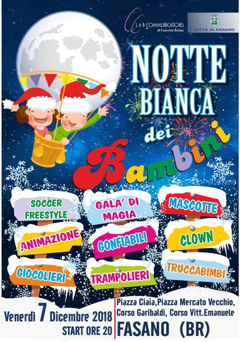 Notte bianca dei bambini – Winter Edition Notte bianca dei bambini - Winter Edition - Osservatorio Fasano