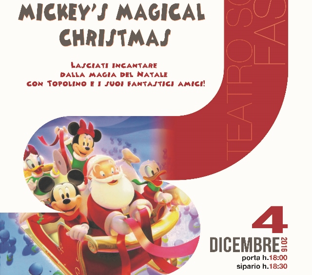 Spettacolo natalizio della Banda di Minnie e Topolino al Teatro Sociale di Fasano Spettacolo natalizio della Banda di Minnie e Topolino al Teatro Sociale di Fasano - Osservatorio Fasano