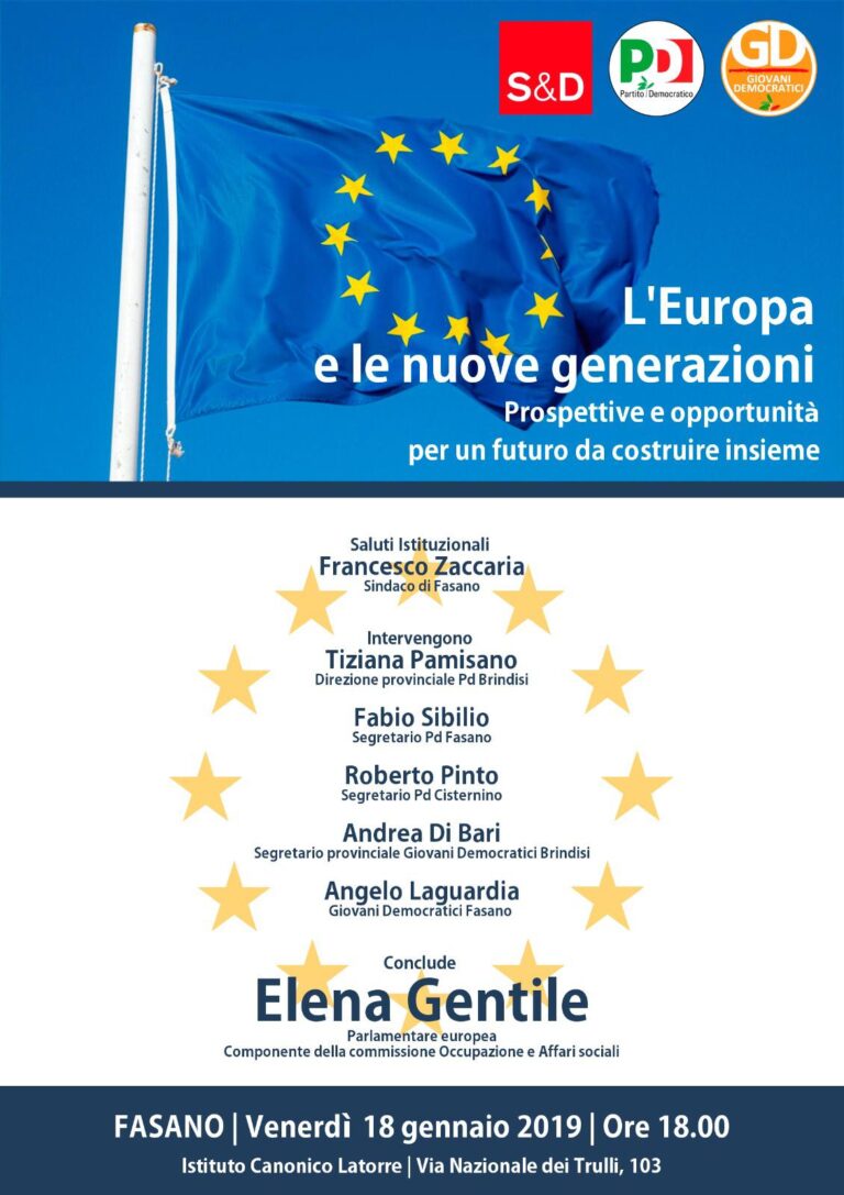 L’Europa e le nuove generazioni L'Europa e le nuove generazioni - Osservatorio Fasano