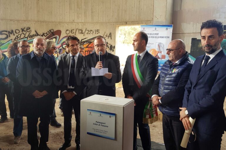 Palazzetto dello Sport: posa della prima pietra VIDEO - Osservatorio Fasano