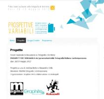 PROSPETTIVE VARIABILI de/generazioni della fotografia italiana contemporanea PROSPETTIVE VARIABILI de/generazioni della fotografia italiana contemporanea - Osservatorio Fasano