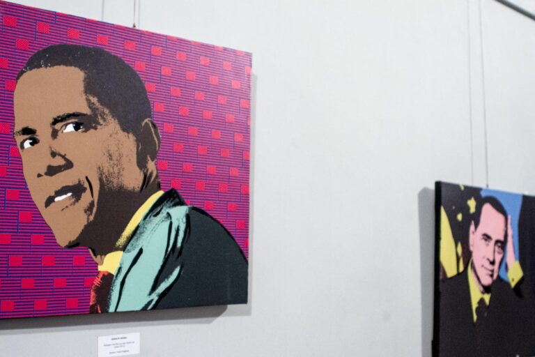 Lello Di Bari con Berlusconi, Gandhi e Platini tra i volti della mostra 'Ritratti non autorizzati' - Osservatorio Fasano