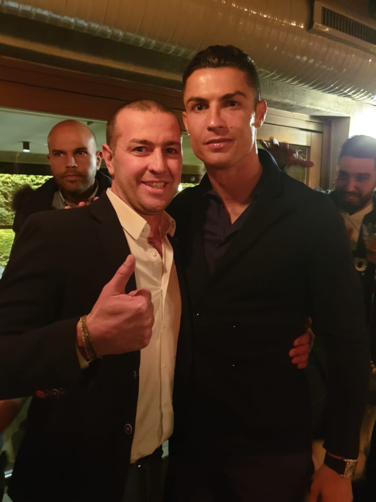 Dopo la tripletta, Ronaldo festeggia da Piero Ancona Dopo la tripletta, Ronaldo festeggia da Piero Ancona - Osservatorio Fasano