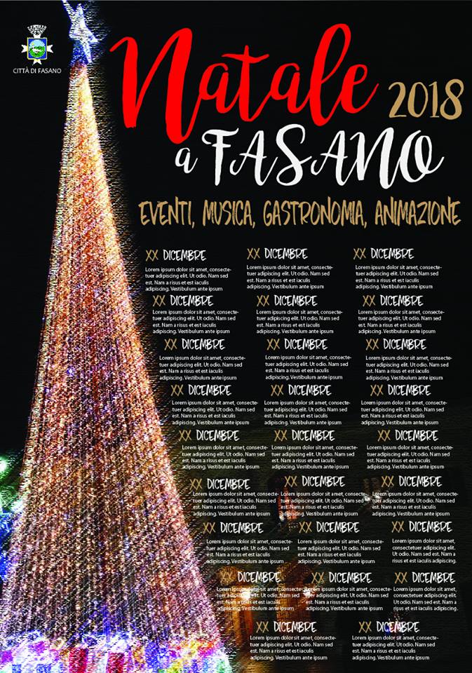 Premiazione manifesto ‘Natale a Fasano 2018’ Premiazione manifesto 'Natale a Fasano 2018' - Osservatorio Fasano