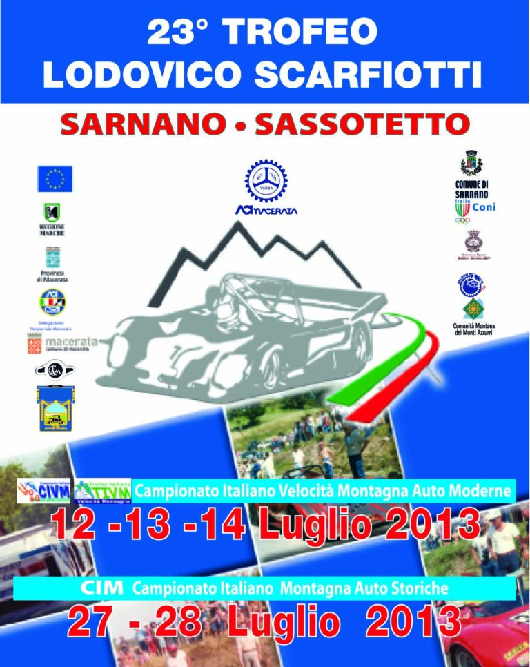 Quattro fasanesi al via del 23° Trofeo Ludovico Scarfiotti Quattro fasanesi al via del 23° Trofeo Ludovico Scarfiotti - Osservatorio Fasano