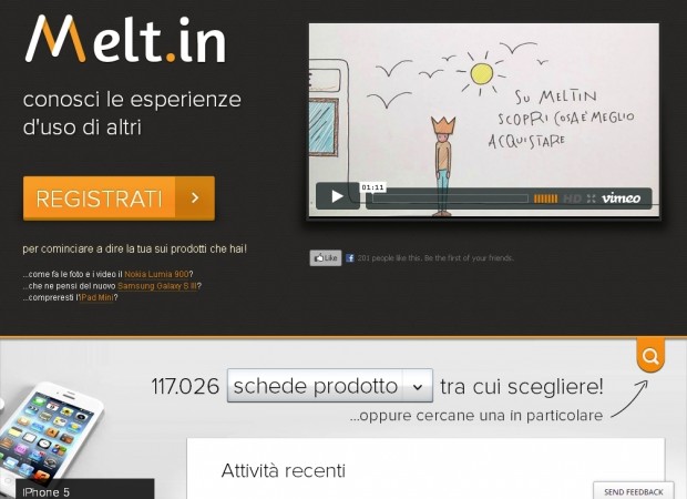 Nasce Melt.in: la tecnologia è a portata di click Nasce Melt.in: la tecnologia è a portata di click - Osservatorio Fasano