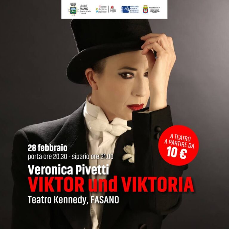 Veronica Pivetti con 'Viktor und Viktoria' - Osservatorio Fasano