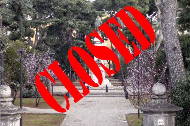 Nuova ordinanza del sindaco Zaccaria per la chiusura parchi e giardini - Osservatorio Fasano
