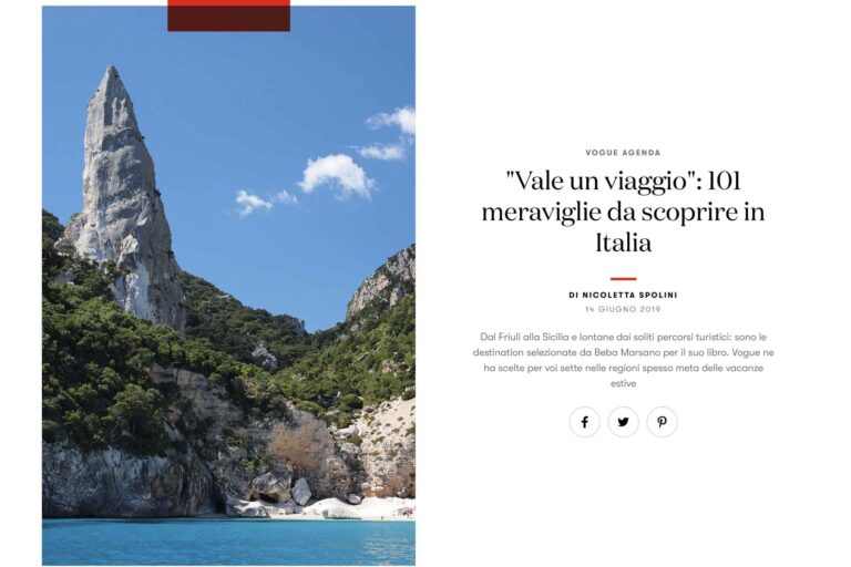 Lama d'Antico su Vogue Italia - Osservatorio Fasano