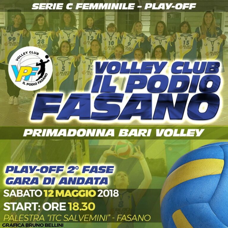 Inizio dei play off per il Volley Club Il Podio VIDEO - Osservatorio Fasano
