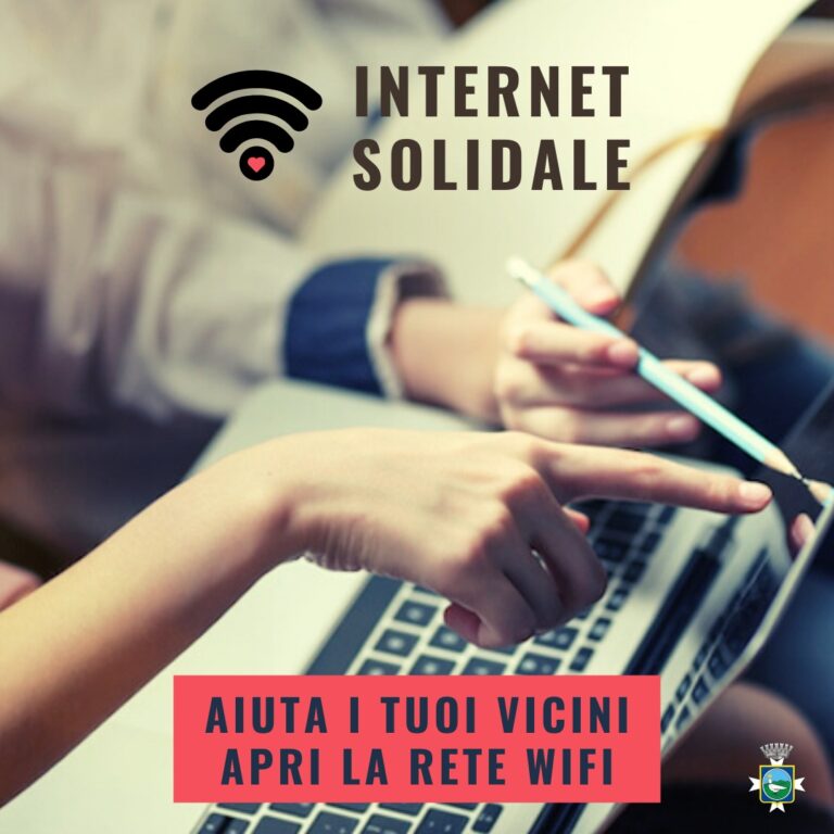 Appello del sindaco Zaccaria: ‘Aprite le vostre connessioni wi-fi ai vostri vicini di casa’ Appello del sindaco Zaccaria: 'Aprite le vostre connessioni wi-fi ai vostri vicini di casa' - Osservatorio Fasano