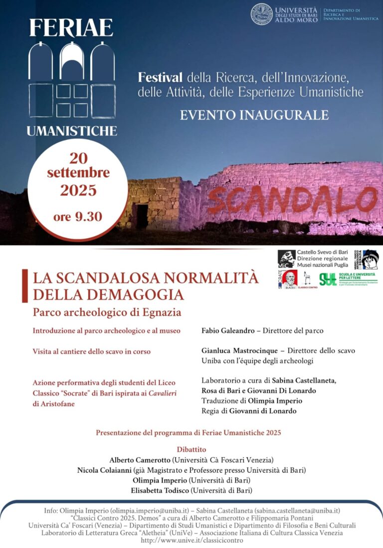 Un Festival per l'Umanità: tra ricerca, innovazione e... scandalo! - Osservatorio Fasano