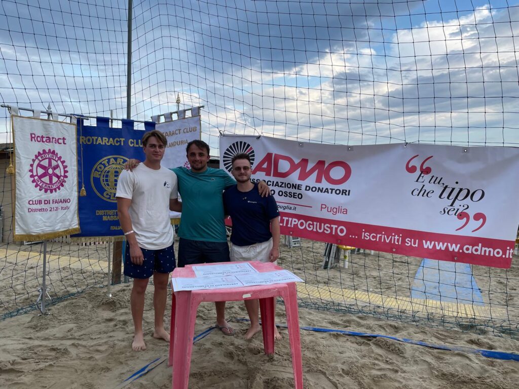 Il Rotaract Club Fasano insieme ad ADMO per una giornata all’insegna dello sport e della solidarietà - Osservatorio Fasano