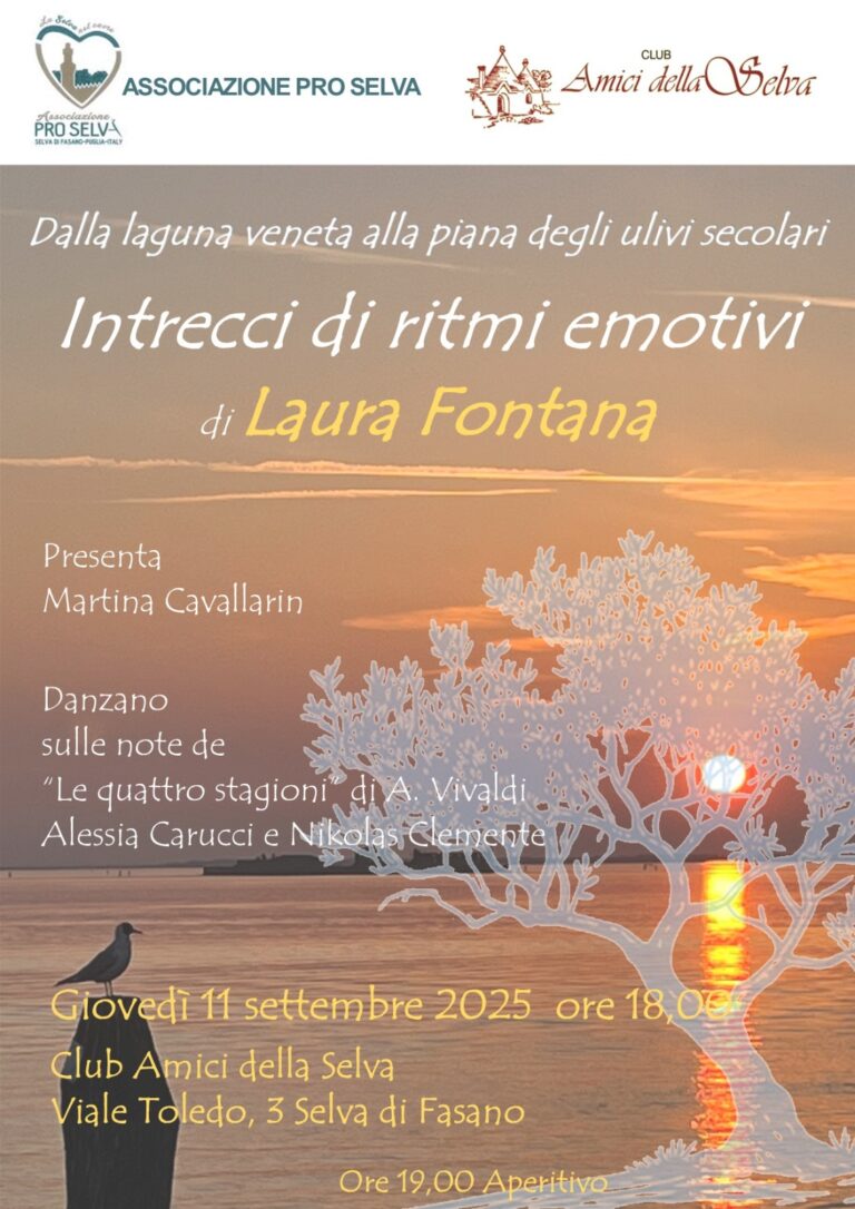 Intrecci di ritmi emotivi di Laura Fontana  - Osservatorio Fasano