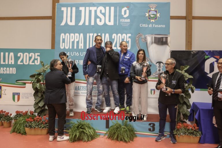 Coppa Italia FIJLKAM 2025: trionfo sportivo e organizzativo per la Ju Jitsu Academy Fasano  - Osservatorio Fasano