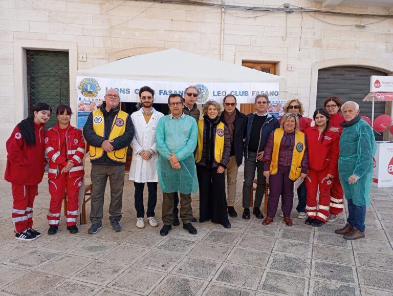 Buona riuscita per gli screening gratuiti su diabete e udito promossi dai Lions e Leo di Fasano - Osservatorio Fasano