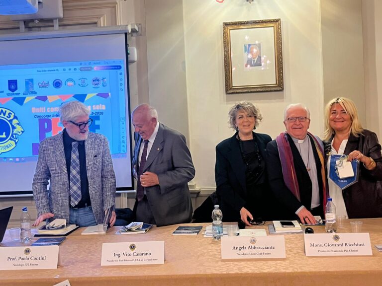 Il Lions Club Fasano ha premiato i giovani vincitori del concorso “Un poster per la pace” - Osservatorio Fasano