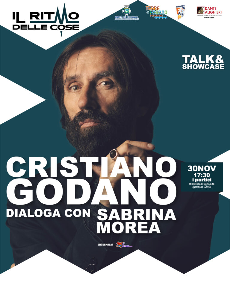 “Il Ritmo delle Cose”: dopo il trionfo con Nicoletta Romanazzi, la rassegna di Fasano ospita Cristiano Godano dei  Marlene Kuntz - Osservatorio Fasano