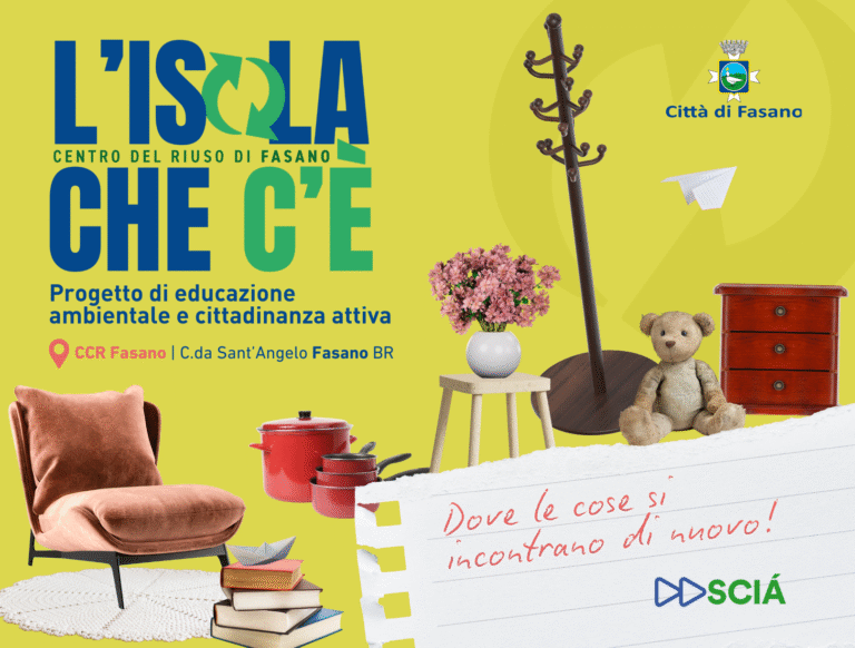Fasano presenta “L’isola che c’è”, il nuovo Centro del Riuso - Osservatorio Fasano
