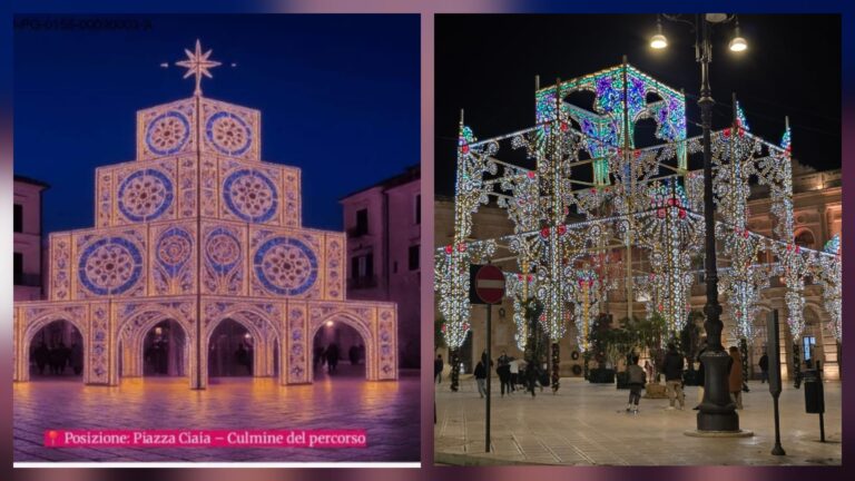 Smontaggio luminarie in Piazza Ciaia: non conformità progettuale e installazione di Albero di Natale tradizionale Smontaggio luminarie in Piazza Ciaia: non conformità progettuale e installazione di Albero di Natale tradizionale - Osservatorio Fasano
