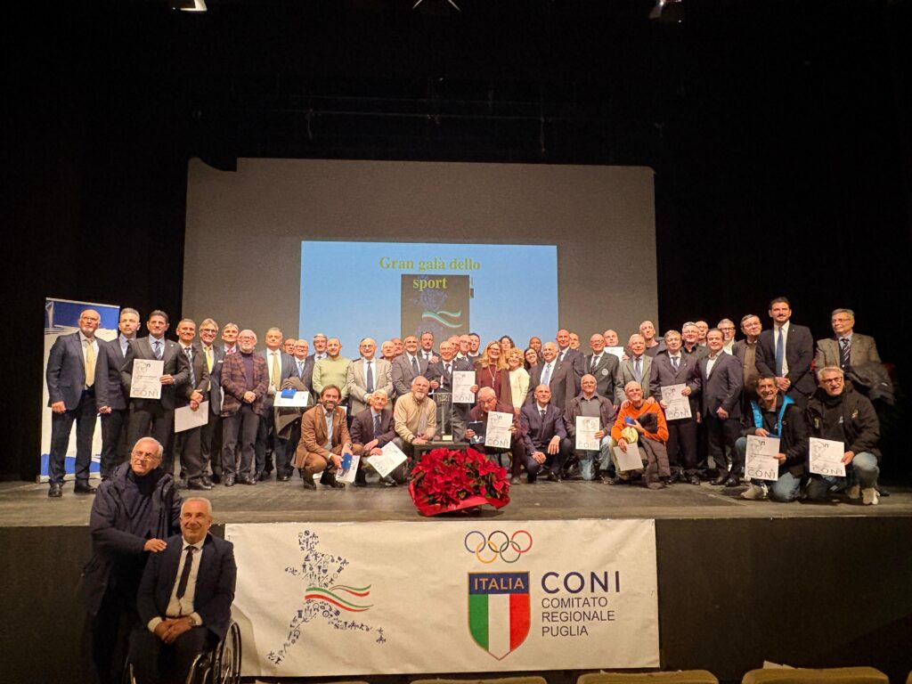 Onore al Merito Sportivo: Antonio Zizzi riceve la Stella di Bronzo CONI - Osservatorio Fasano