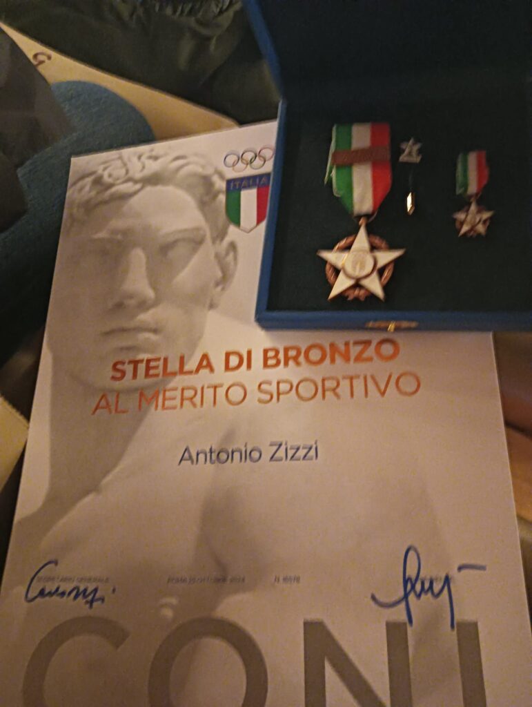 Onore al Merito Sportivo: Antonio Zizzi riceve la Stella di Bronzo CONI - Osservatorio Fasano