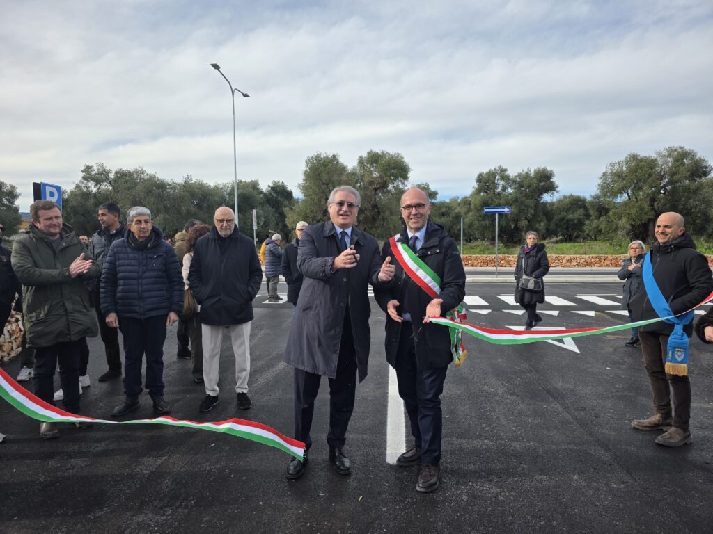 Fasano: inaugurata la nuova strada verso i Giochi del Mediterraneo - Osservatorio Fasano