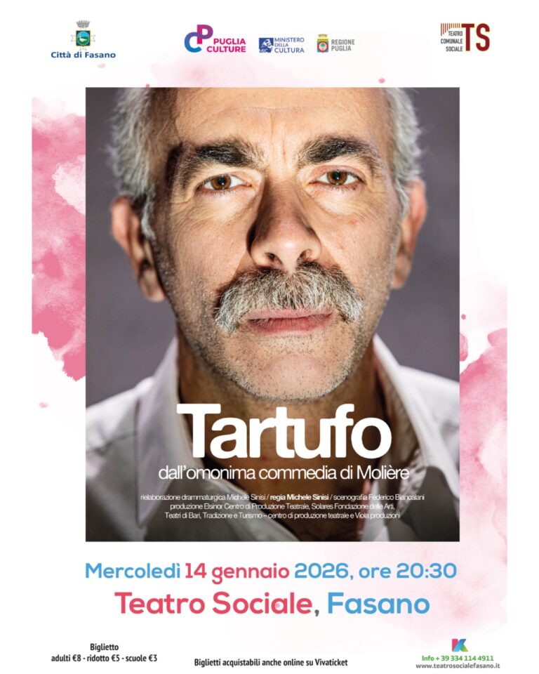 “Tartufo”, al Teatro Sociale la satira secentesca di Molière - Osservatorio Fasano