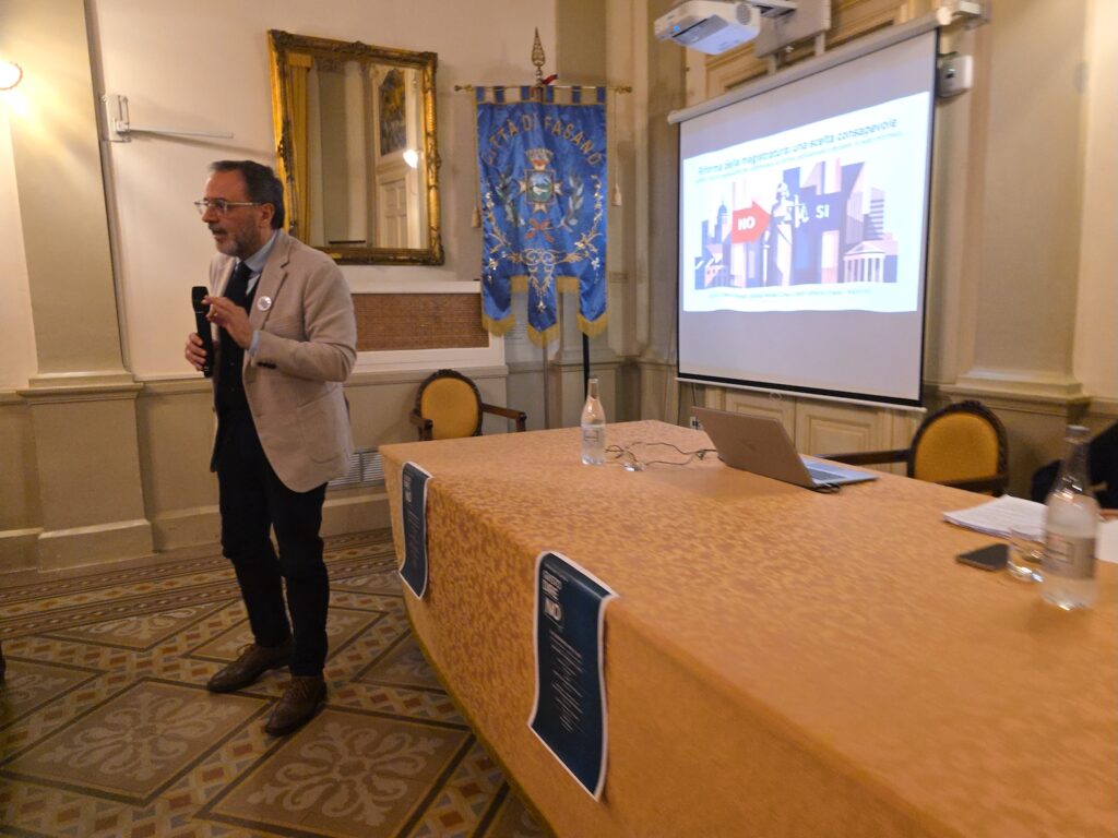 Referendum Giustizia: Fasano risponde all'appello del "No" - Osservatorio Fasano