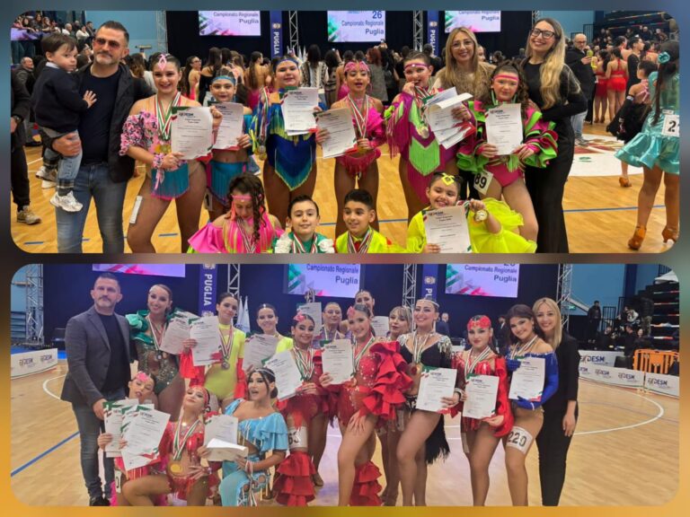 Trionfo per la Top Dance Academy: pioggia di medaglie ai campionati regionali FIDESM - Osservatorio Fasano