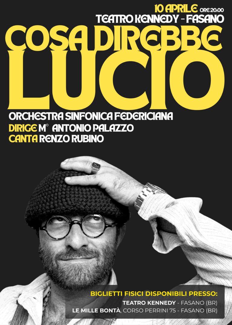 Cosa direbbe Lucio: l'anima di Dalla rivive in chiave sinfonica - Osservatorio Fasano