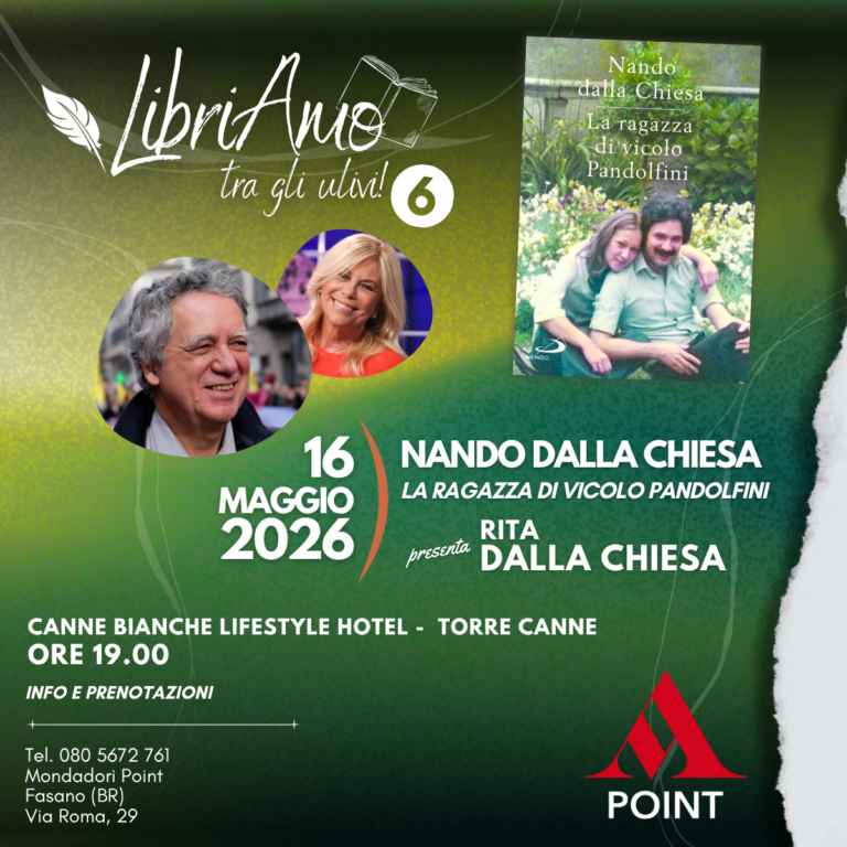 “LibriAmo…tra gli ulivi!”, al via la sesta edizione. Nando dalla Chiesa per il primo appuntamento - Osservatorio Fasano