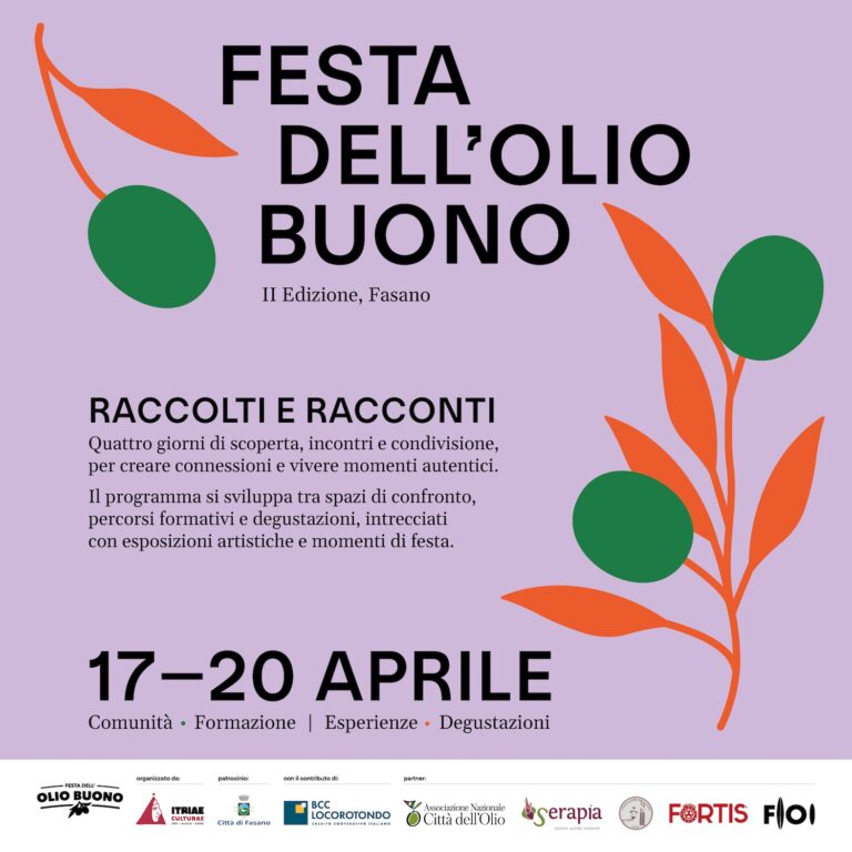 Torna la Festa dell’Olio Buono: a Fasano la seconda edizione tra cultura, comunità e territorio - Osservatorio Fasano