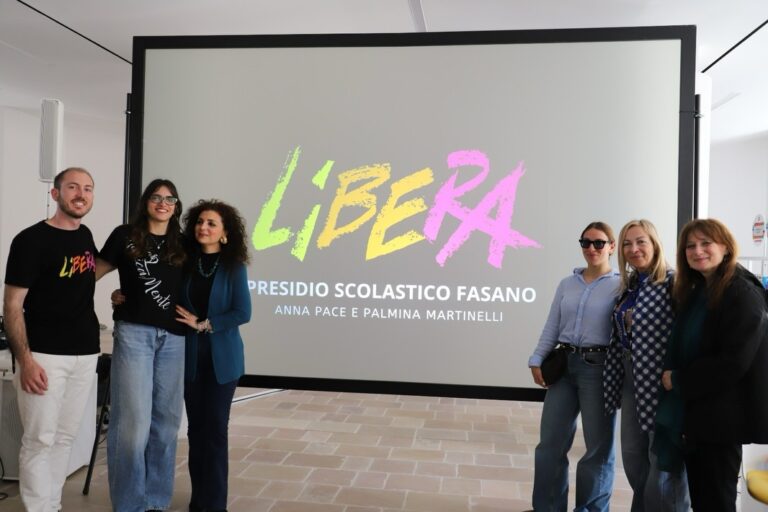 Inaugurato il Presidio Scolastico di Libera del “Da Vinci” Inaugurato il Presidio Scolastico di Libera del “Da Vinci” - Osservatorio Fasano