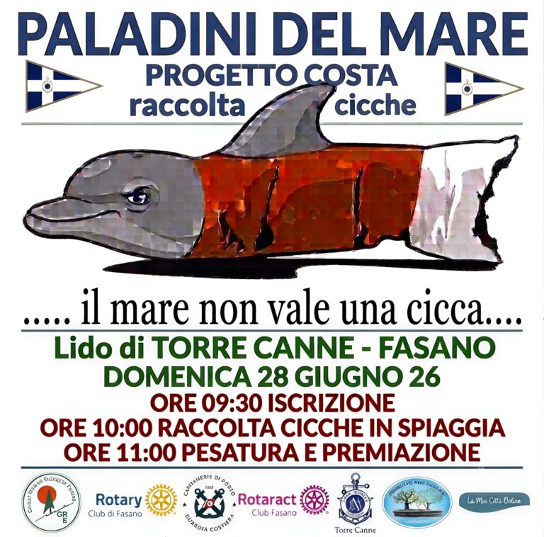 Paladini del Mare: a Torre Canne la spiaggia si libera dalle cicche - Osservatorio Fasano