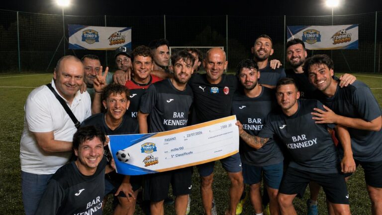 Al Timos Park trionfa il Bar Kennedy: al torneo della Famiglia Gentile vince lo sport "old style" - Osservatorio Fasano