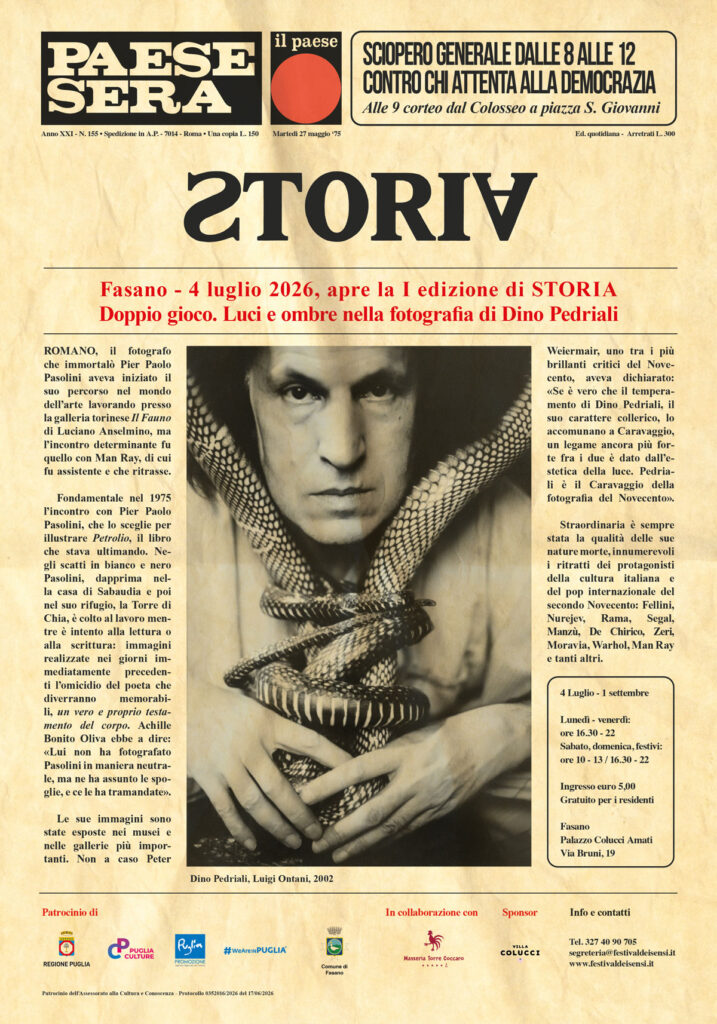A Fasano la fotografia strafottente di Dino Pedriali - Osservatorio Fasano A Fasano la fotografia strafottente di Dino Pedriali - Osservatorio Fasano
