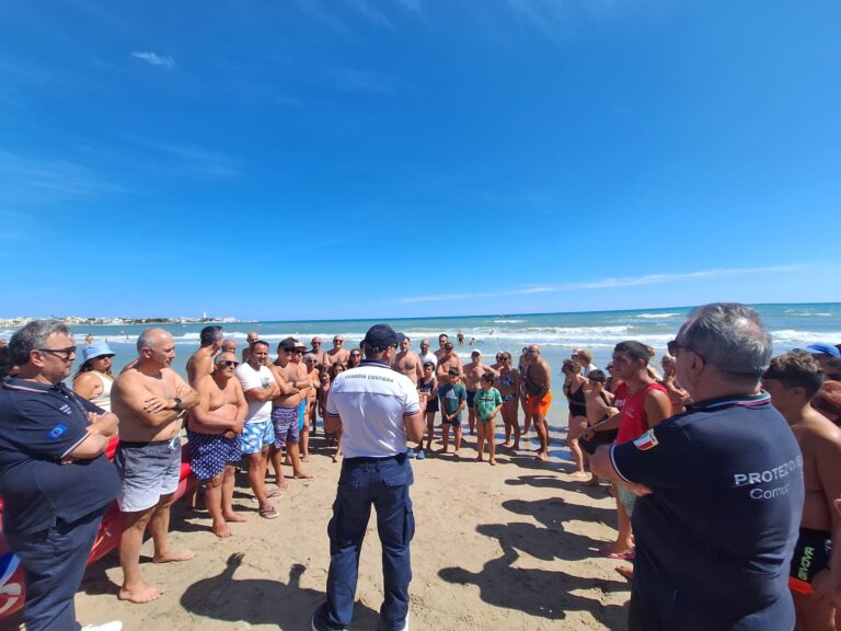 Torre Canne, grande adesione per “Bandiera Blu: al mare in sicurezza” in occasione del World Drowning Prevention Day 2026 - Osservatorio Fasano