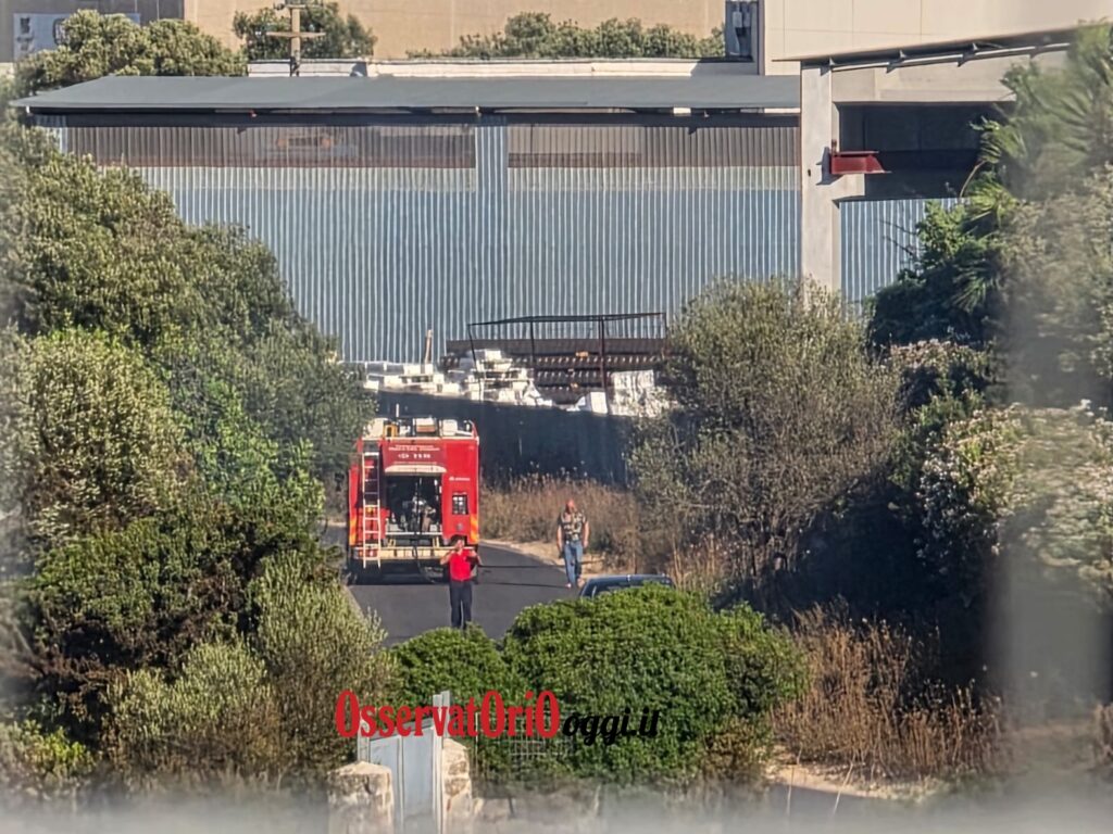 Incendio nella Zona Industriale SUD - Osservatorio Fasano