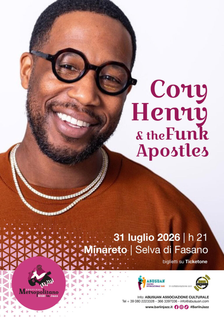 WOW! Fasano: Cory Henry & The Funk Apostles unica data al Sud Italia - Osservatorio Fasano