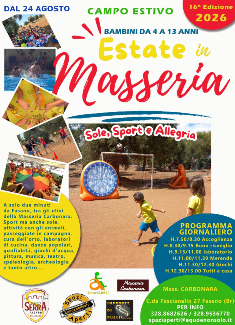 Estate in Masseria 2026 - Osservatorio Fasano