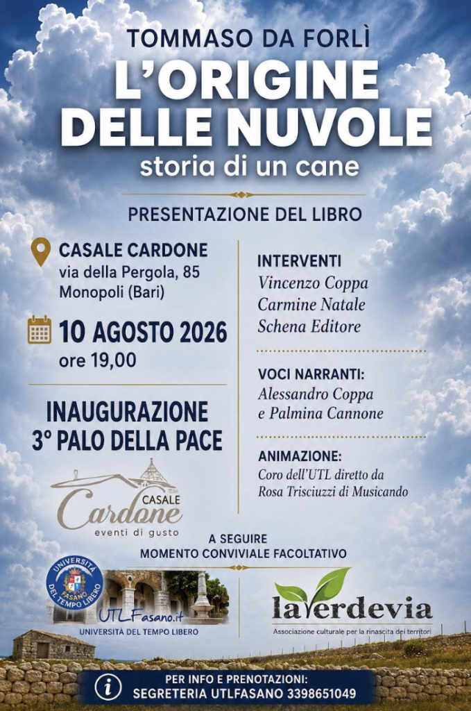 L’UTL presenta L’origine delle nuvole - Osservatorio Fasano