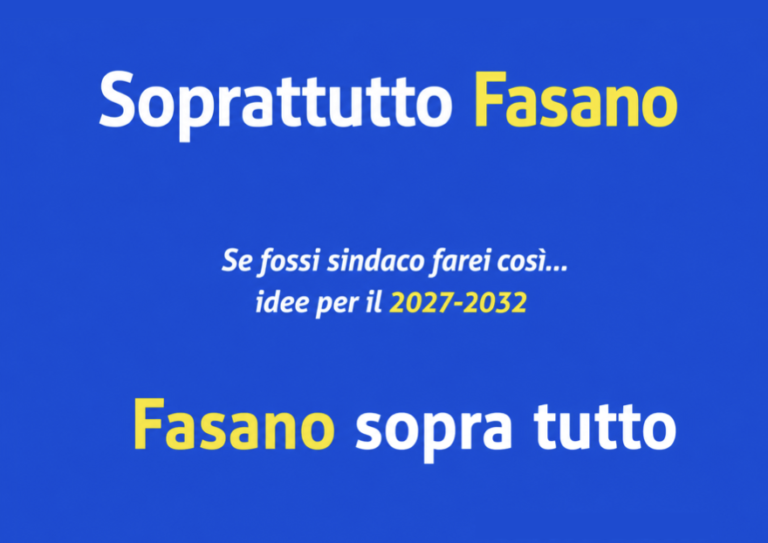 Fabiano Amati rompe gli indugi e avanza la sua candidatura a Sindaco Fabiano Amati rompe gli indugi e avanza la sua candidatura a Sindaco - Osservatorio Fasano