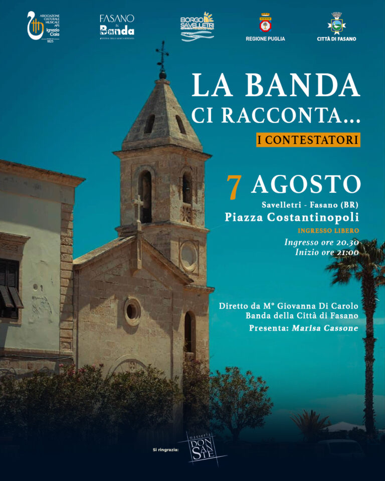 “I CONTESTATORI: Musica di Rivoluzione” "I CONTESTATORI: Musica di Rivoluzione” - Osservatorio Fasano