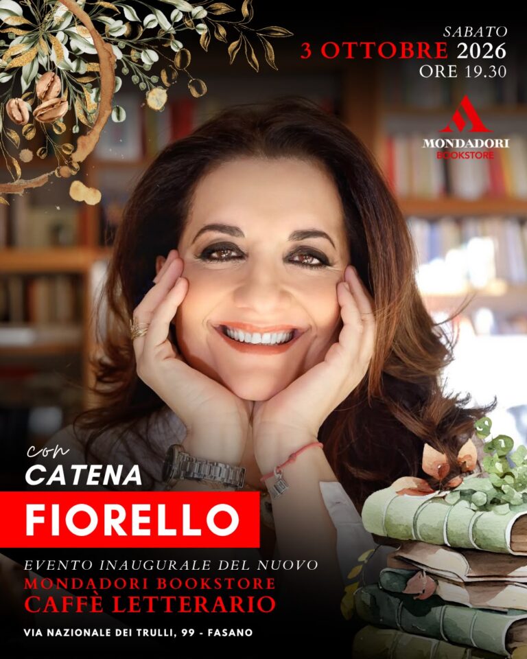 Catena Fiorello a Fasano al nuovo Mondadori Bookstore Caffè Letterario Catena Fiorello a Fasano al nuovo Mondadori Bookstore Caffè Letterario - Osservatorio Fasano